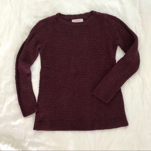 Loft Burgundy Sweater